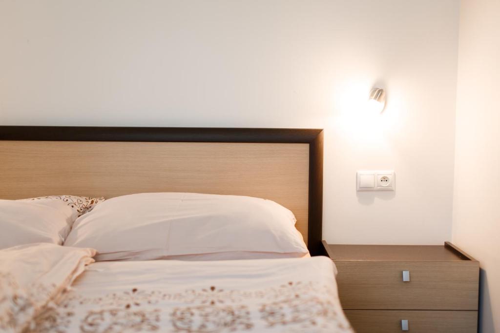 Posteľ alebo postele v izbe v ubytovaní Apartmán Tále č.309