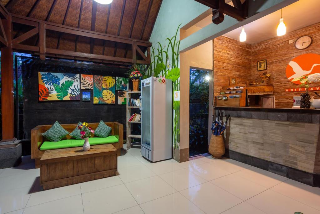 Kuchyň nebo kuchyňský kout v ubytování Abipraya Ubud