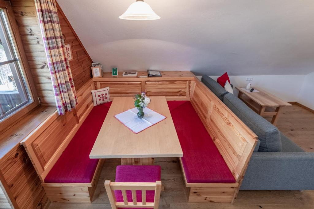 Posezení v ubytování Bauerborchardt - Urlaub am Bauernhof bei Familie Borchardt