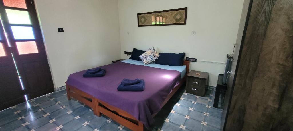 Postel nebo postele na pokoji v ubytování Villa Agastya