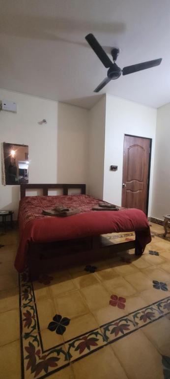 Postel nebo postele na pokoji v ubytování Villa Agastya