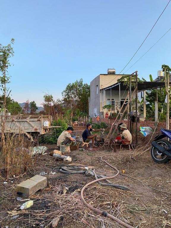 Zahrada ubytování V A C Haven Viet Nam 1