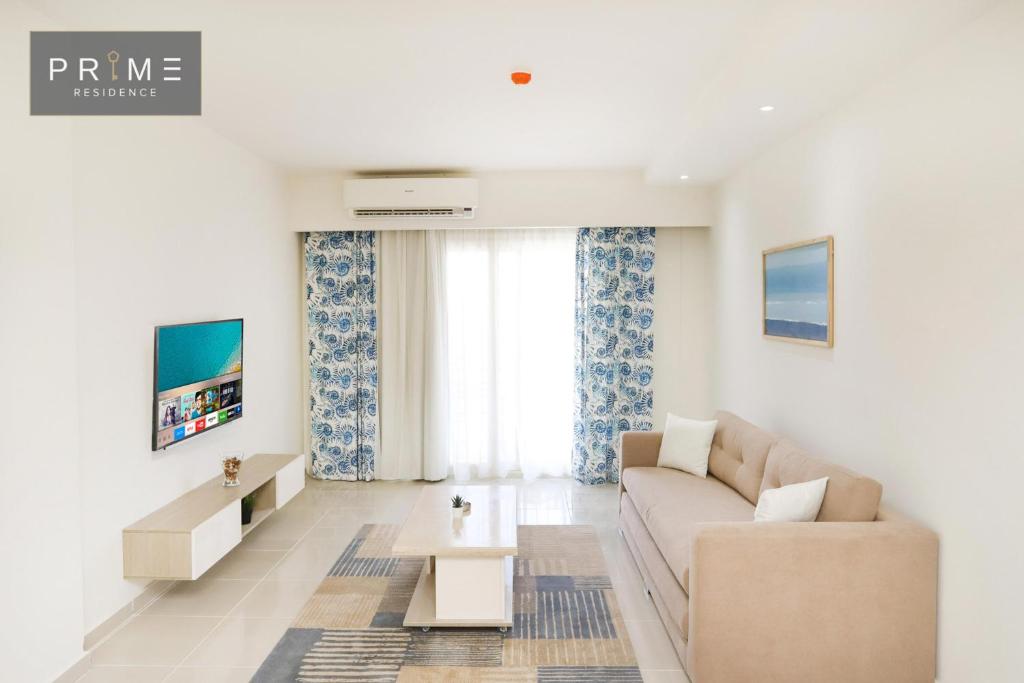 Posezení v ubytování Prime Residence New Alamein