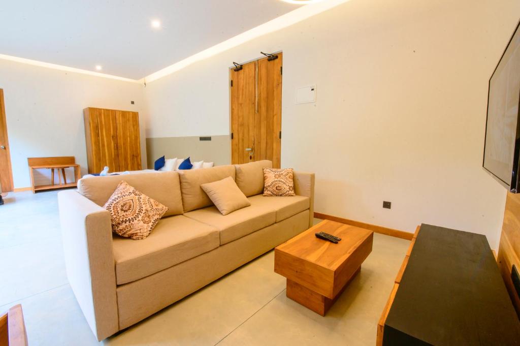 Posezení v ubytování Four Chalets Yala