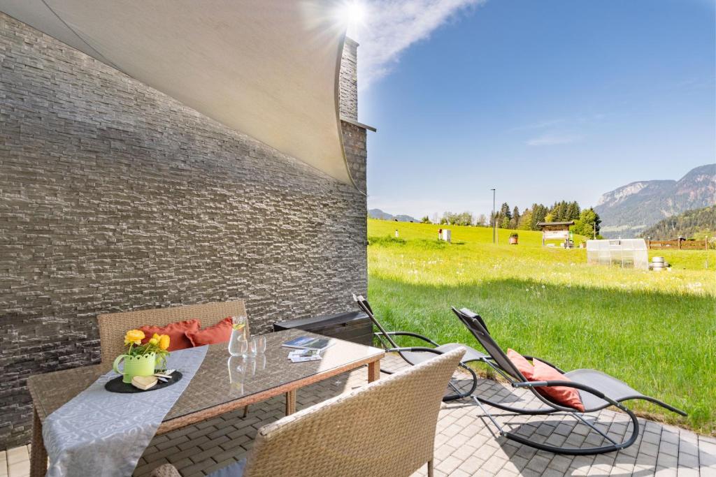 Výhľad na hory alebo výhľad na hory priamo z apartmánu