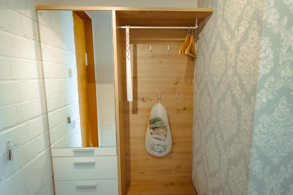 Koupelna v ubytování Appartement Honey