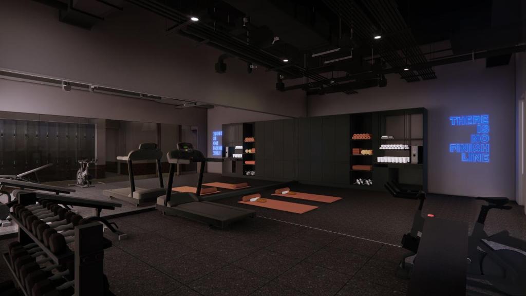 Fitness centrum a/nebo fitness zařízení v ubytování CapsuleTransit MAX - Airport Hotel - Landside, Public Area - Gateway KLIA T2, Lvl 2M