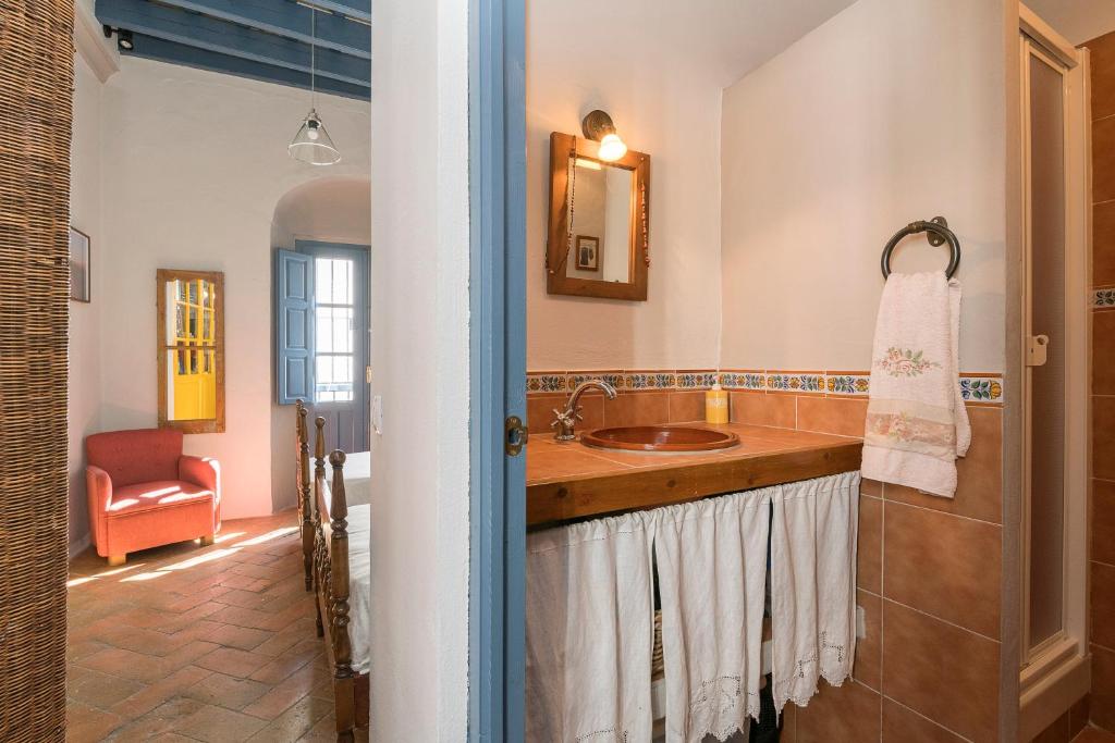Posteľ alebo postele v izbe v ubytovaní Casa Marina - Califa Casas Vejer