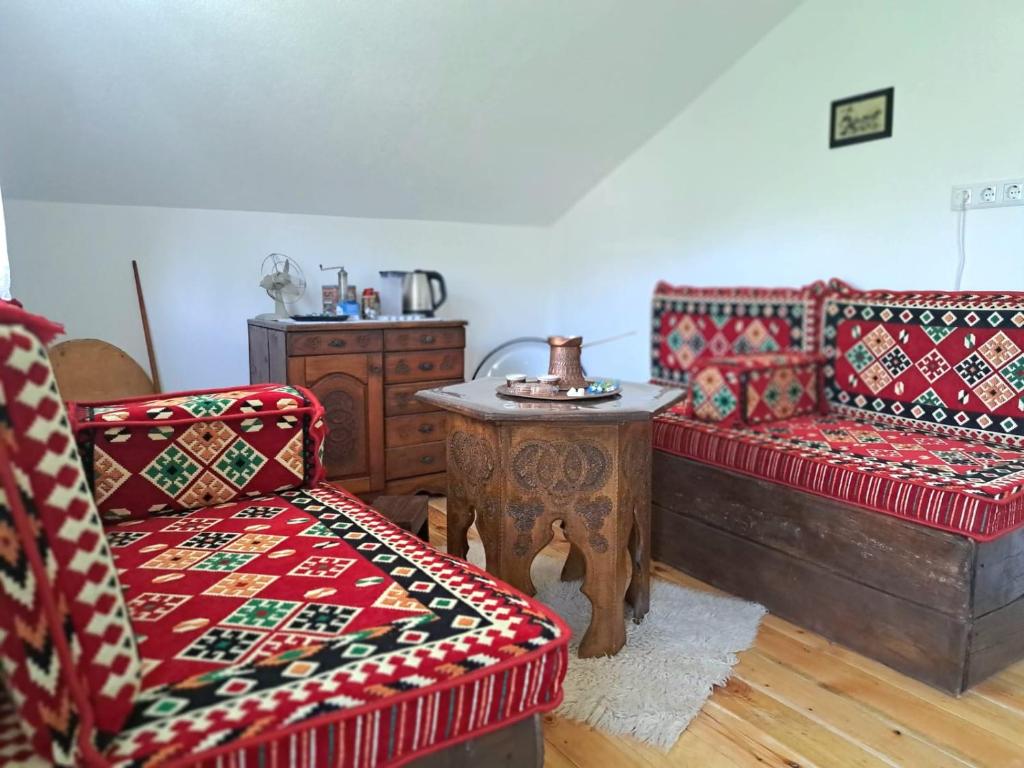Postel nebo postele na pokoji v ubytování Sobe Žiži