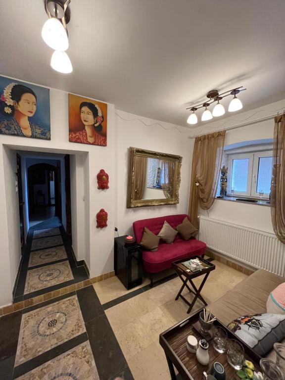Posezení v ubytování Casa Michelangelo