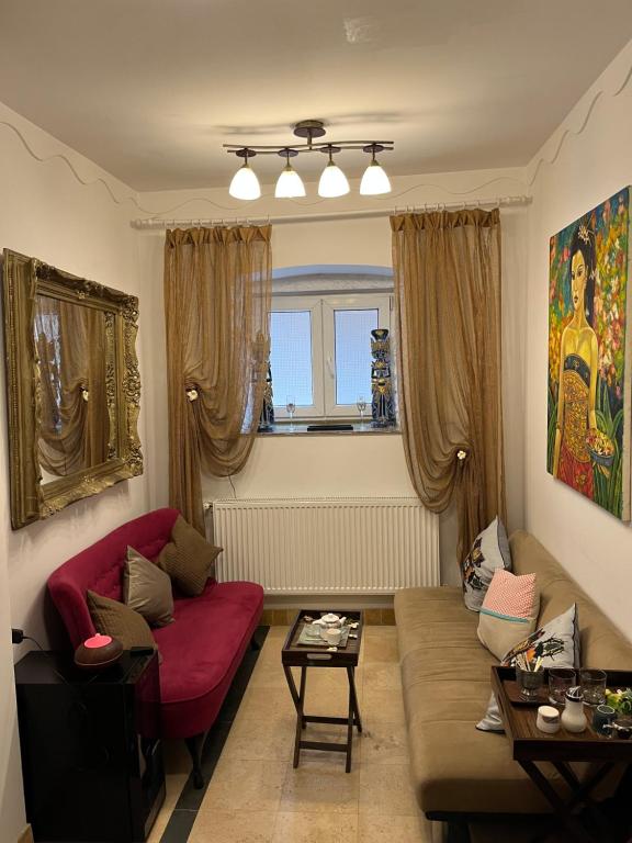 Posezení v ubytování Casa Michelangelo