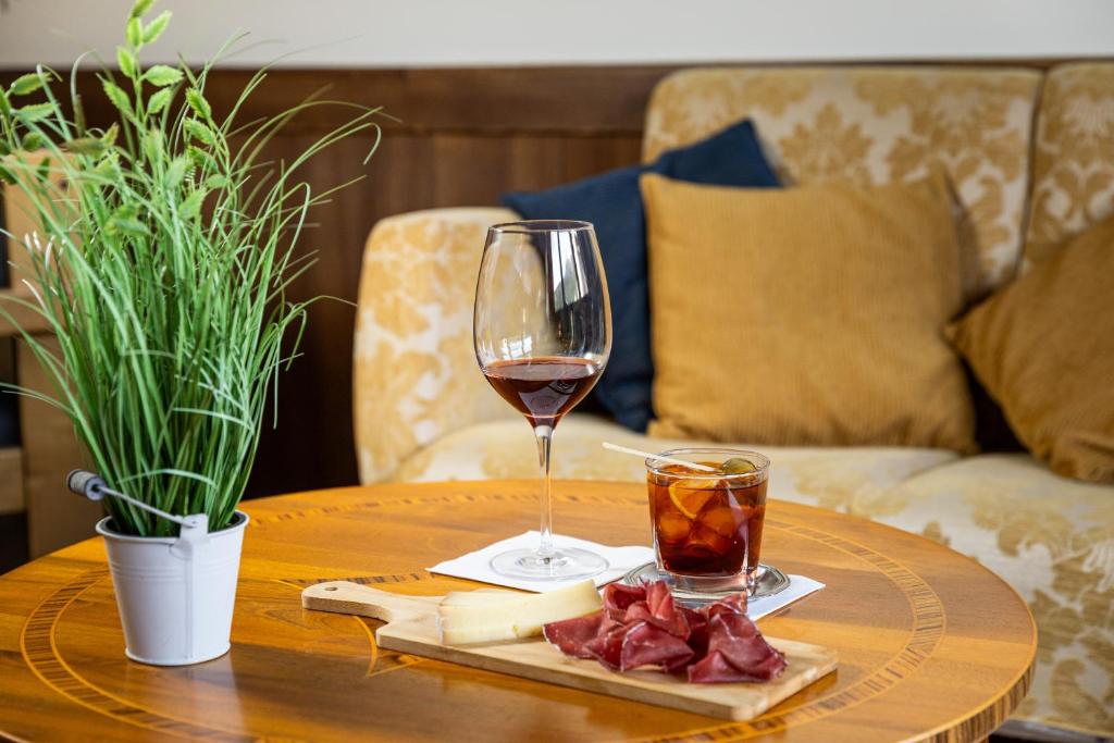Nápoje v ubytování Hotel Cardo