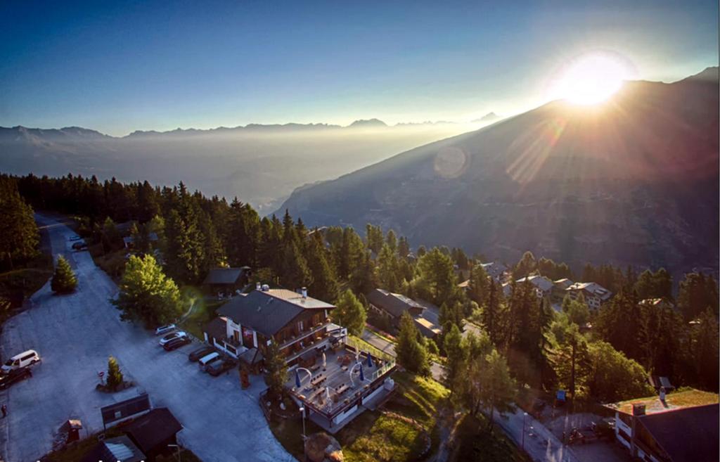 Hotel La Cambuse om vinteren