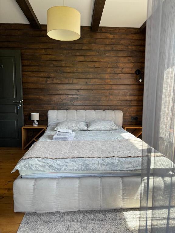 Postel nebo postele na pokoji v ubytování Girske Povitria 2