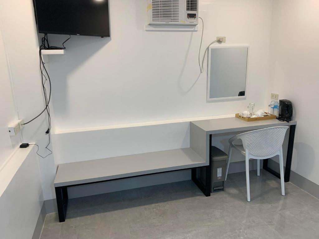 Kuchyň nebo kuchyňský kout v ubytování MAMORI HOTEL
