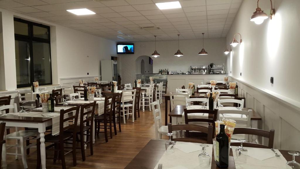 Restaurace v ubytování Albergo Pizzeria Sole