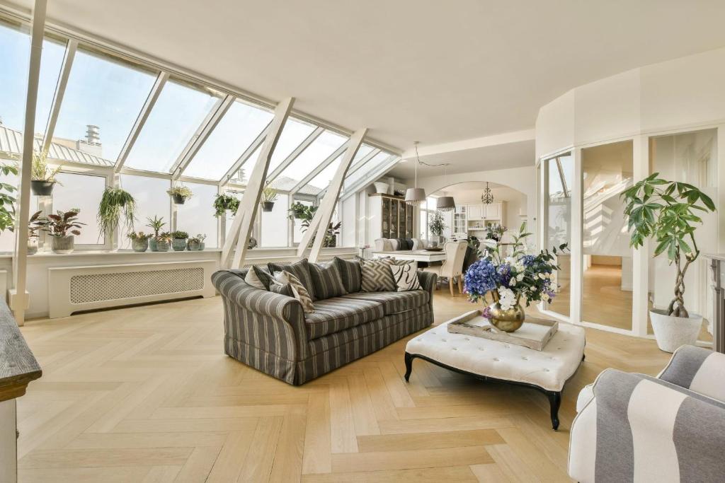 Picture of $7M Ann Arbor penthouse with Michigan Stadium view may set city record