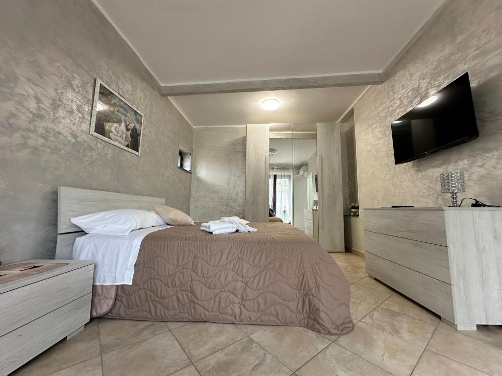 Postel nebo postele na pokoji v ubytování Testa House
