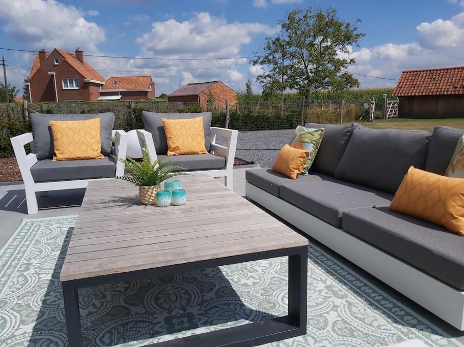 Posezení v ubytování Vakantiehuis Laurine