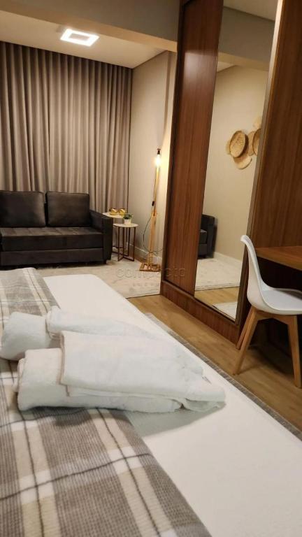 Posezení v ubytování Flat & Lounge SQUARE FARIA LIMA