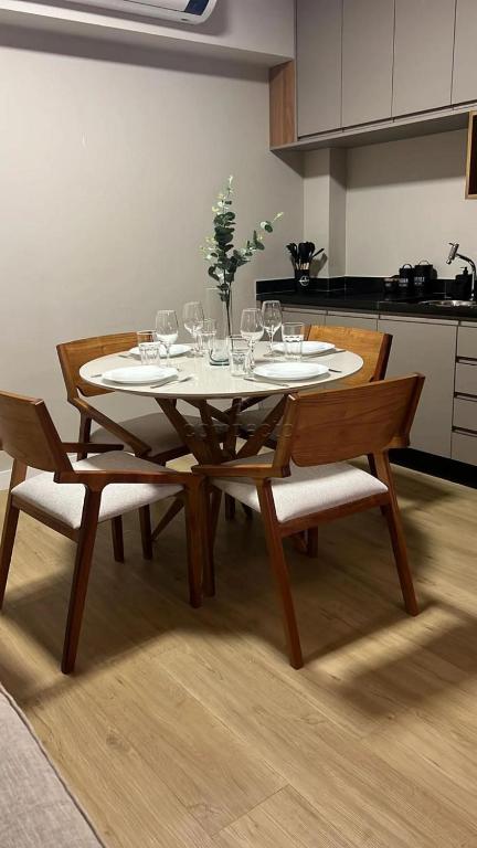 Kuchyň nebo kuchyňský kout v ubytování Flat & Lounge SQUARE FARIA LIMA