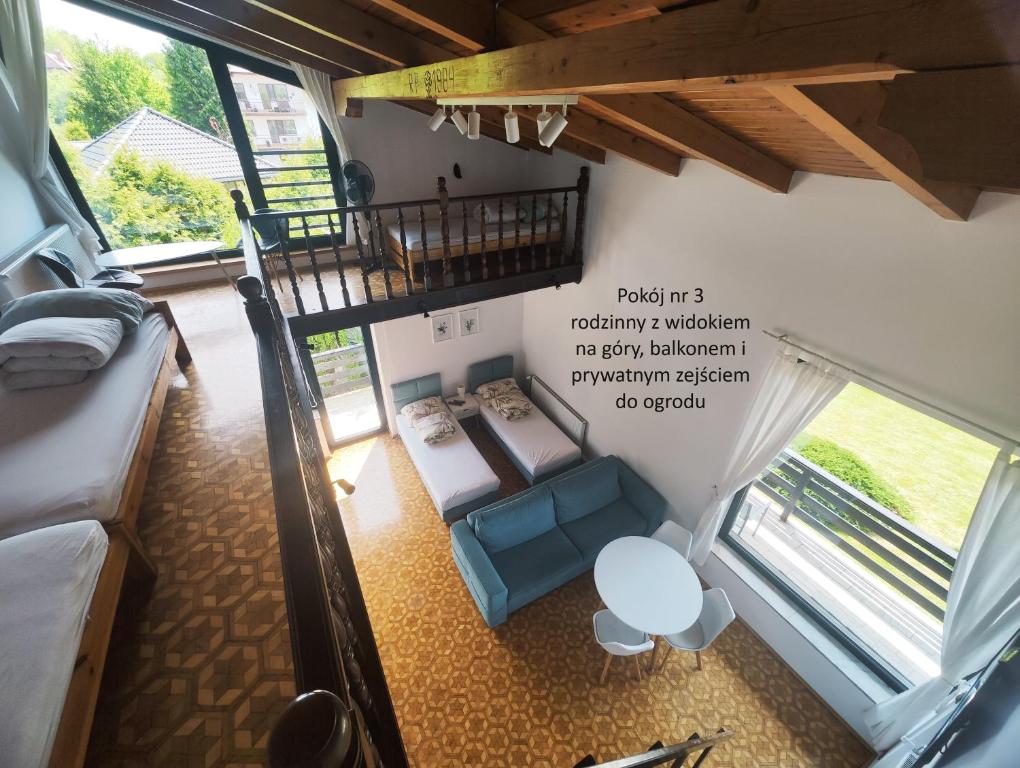 Posezení v ubytování Apartamenty Monterska