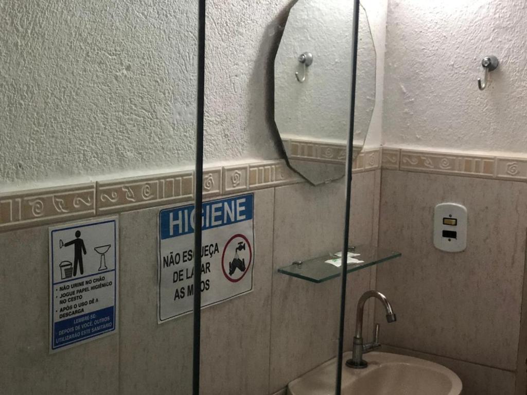 Koupelna v ubytování Pousada Estalagem Paraty