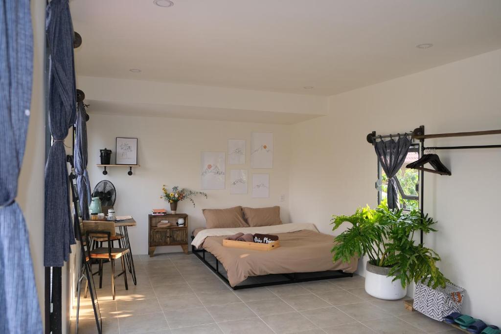 Nhà Đậu Homestay Măng Đen - Familiekamer Met Uitzicht Op De Bergen