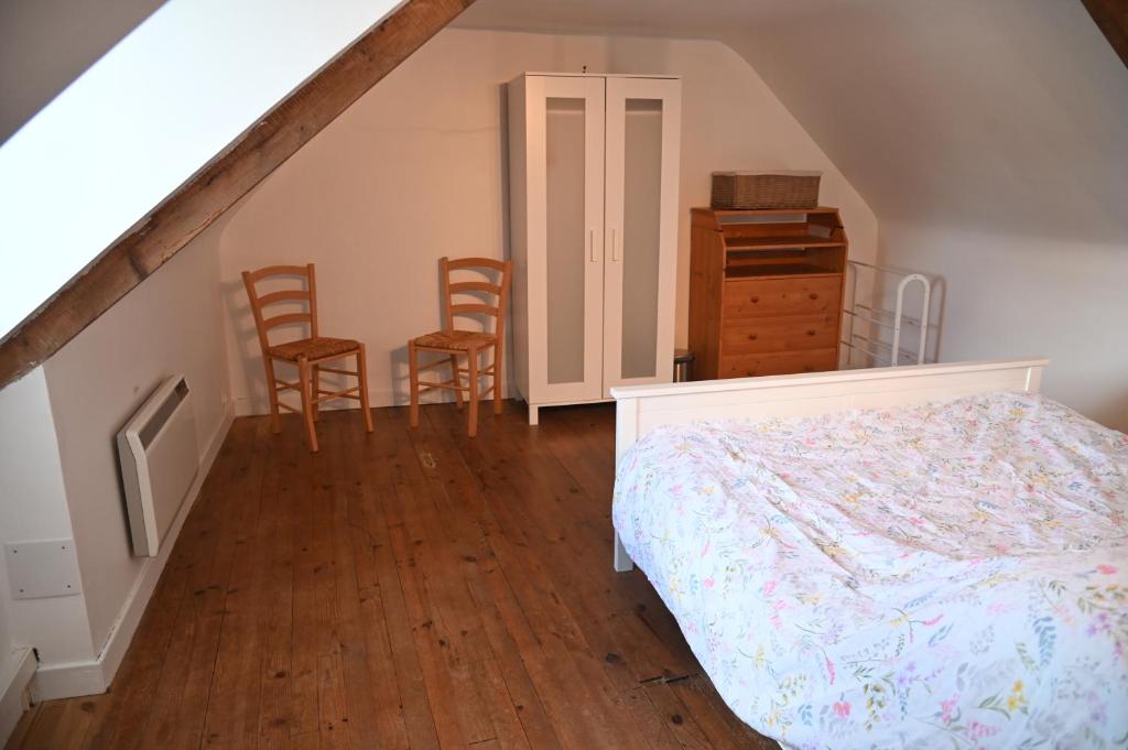 Postel nebo postele na pokoji v ubytování Caurel Cottage