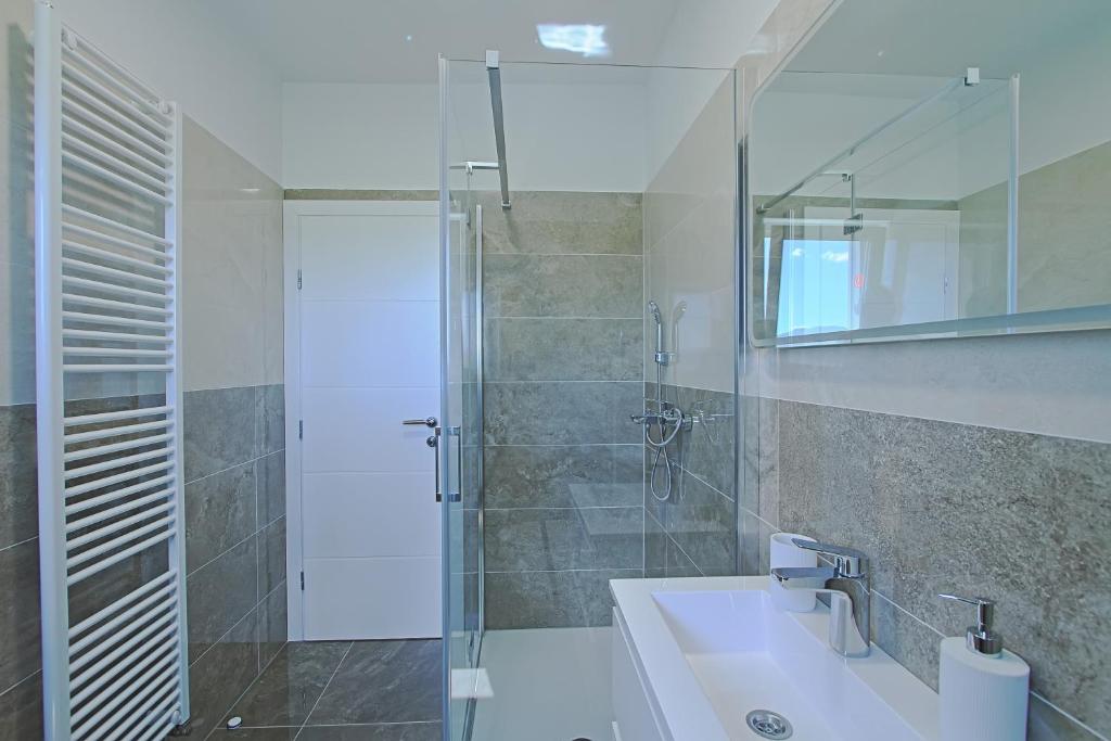 Koupelna v ubytování Guesthouse Viktorija Flat - Deluxe Apartment