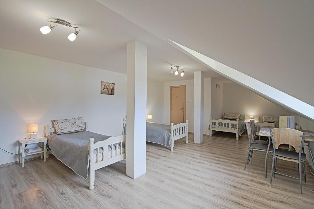 Posezení v ubytování Guesthouse Viktorija Flat - Deluxe Apartment