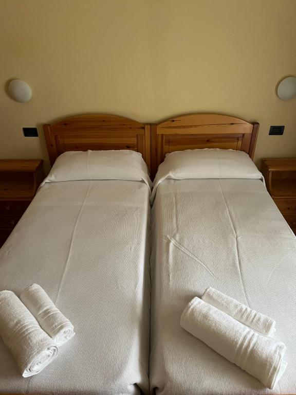 Postel nebo postele na pokoji v ubytování Hotel Giotto