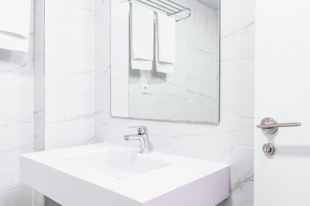 Koupelna v ubytování Apartamentos Maja