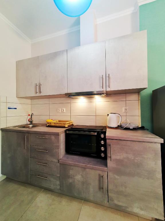 Kuchnia lub aneks kuchenny w obiekcie Blue Studio Nidri