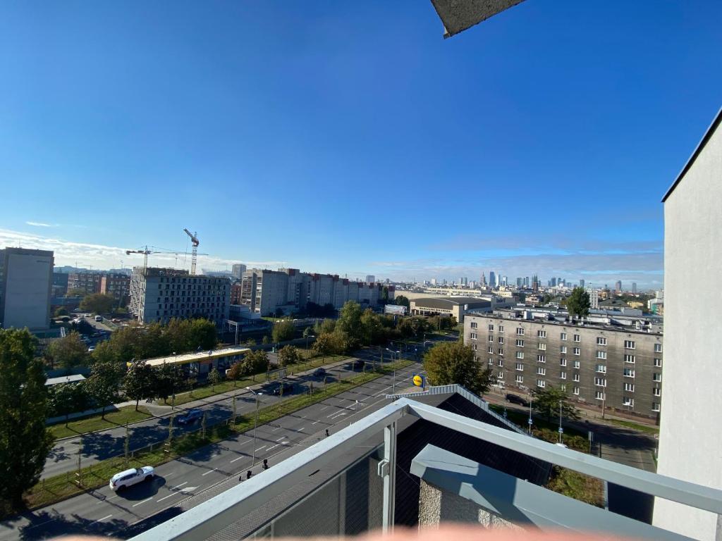 - Balcón con vistas a la ciudad en Wileńska Residence, en Varsovia
