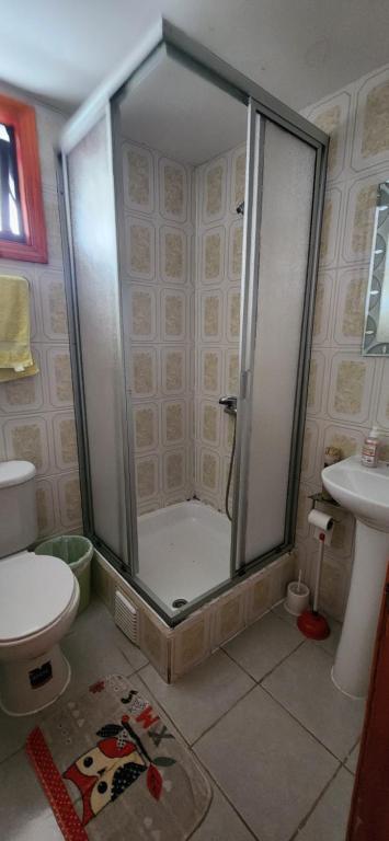 Koupelna v ubytování Hostal La nona