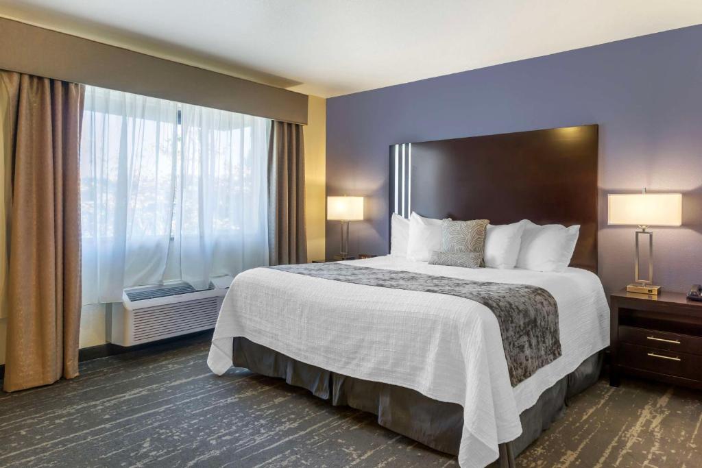 Postel nebo postele na pokoji v ubytování Best Western Plus Edmonds Harbor Inn