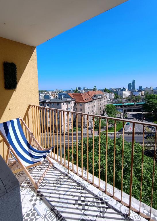 Balkón alebo terasa v ubytovaní Sea View Mieszknie na Wynajem Gdynia z Widokiem na Morze Dworzec Centrum