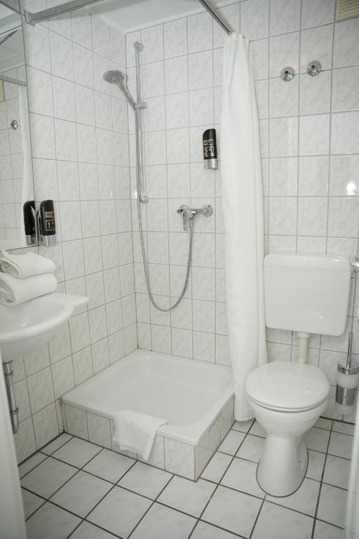 Koupelna v ubytování Weber Residenz