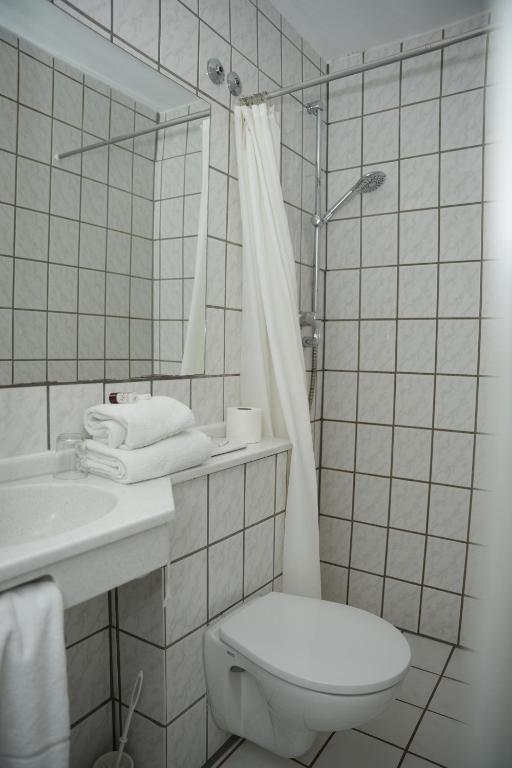 Koupelna v ubytování Weber Residenz