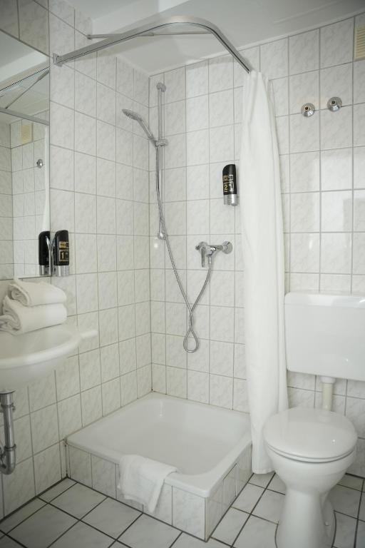 Koupelna v ubytování Weber Residenz