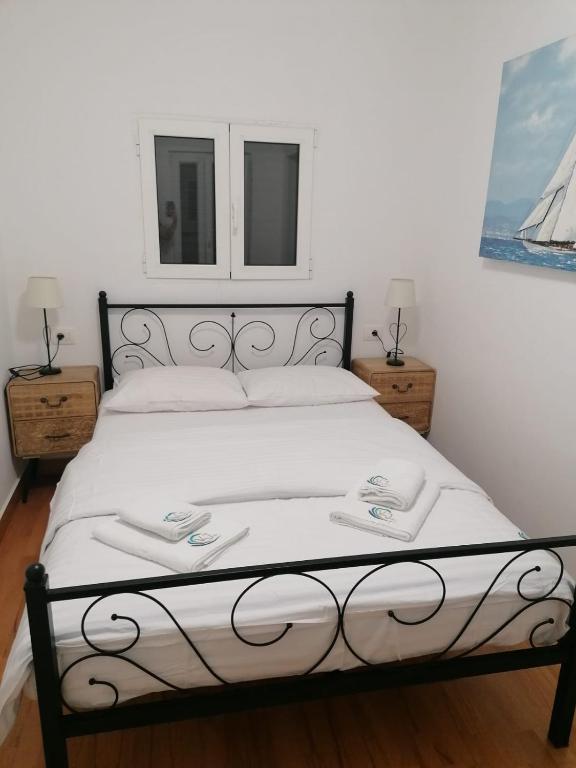 Posteľ alebo postele v izbe v ubytovaní Apartments Villa Julia
