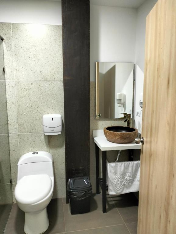 Koupelna v ubytování Hotel El Cordobes