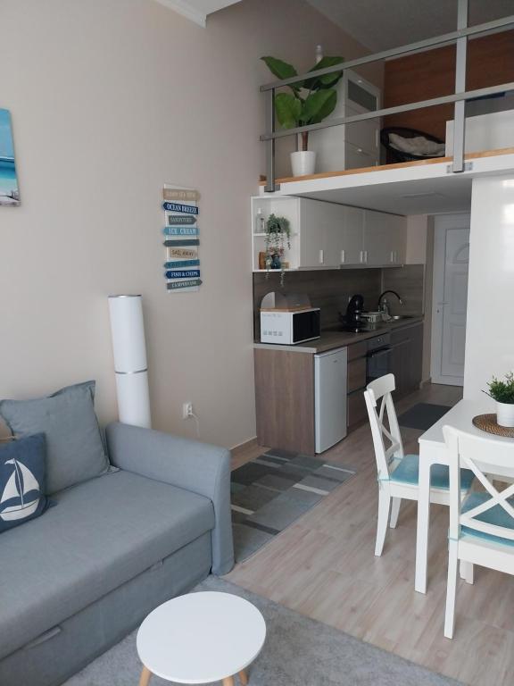 Kuchyň nebo kuchyňský kout v ubytování Anna Apartman