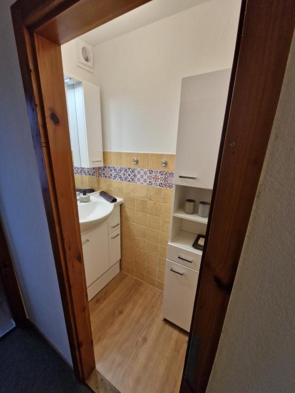 Kuchyň nebo kuchyňský kout v ubytování Apartment feelthenature