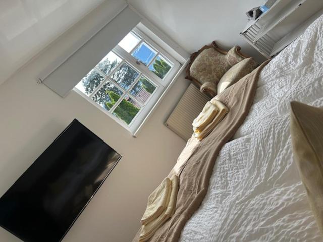 TV a/nebo společenská místnost v ubytování Traumwohnung mit eigenem Spa