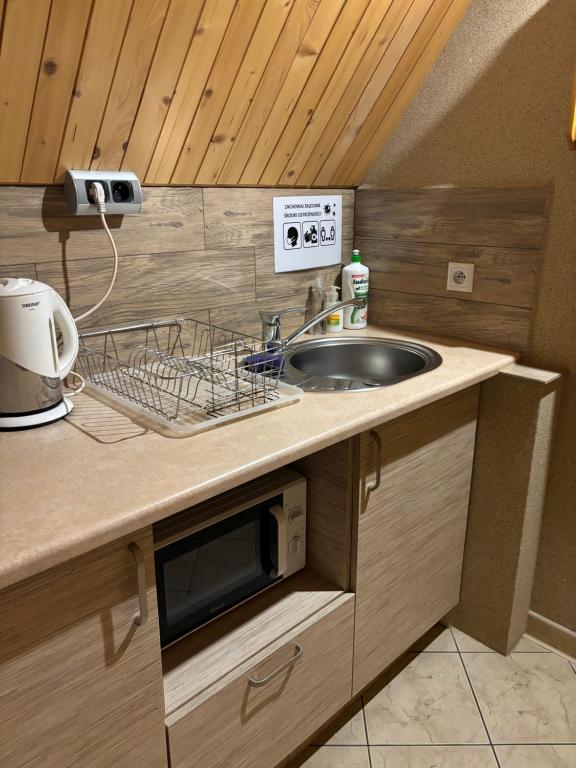 Kuchyňa alebo kuchynka v ubytovaní Pokoje Gościnne U Gordona