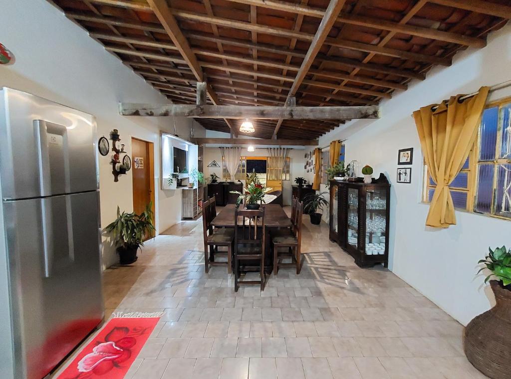 Kuchyň nebo kuchyňský kout v ubytování Hostel Pajeú