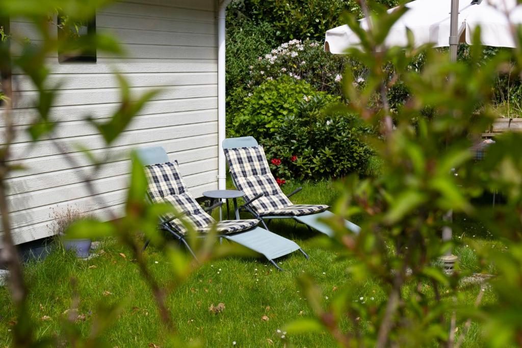 Zahrada ubytování Chalet Enzerinck - rustig, comfortabel en knus chalet in het bos 2p