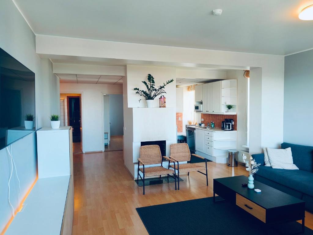 Posezení v ubytování Tallinn Seaside Apartment